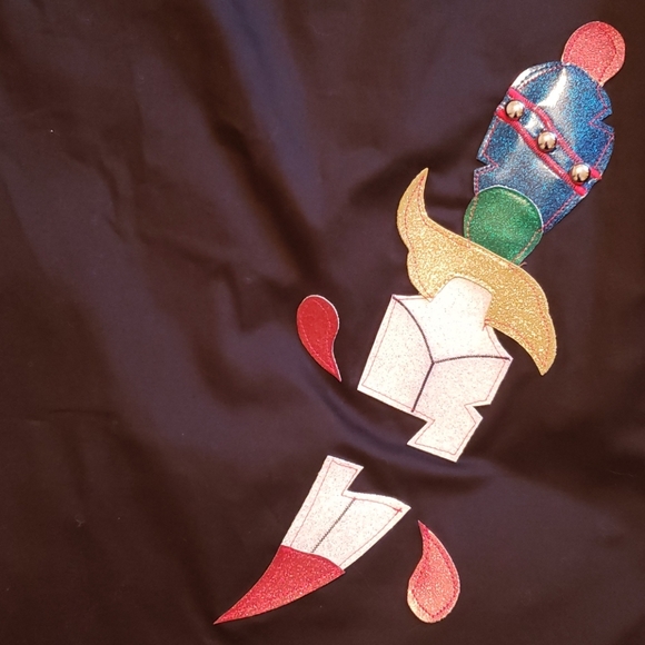 Mode Merr Rockabilly Dagger Pencil Skirt - Picture 2 of 4